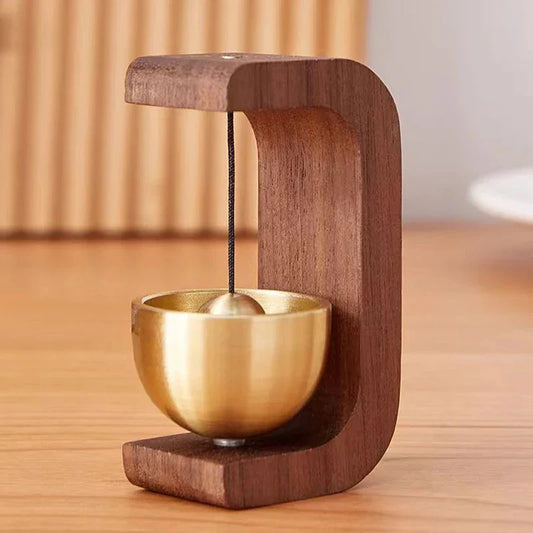Brass Doorbell Wind Chime – Japanese Wall Art & Home Decor Gift