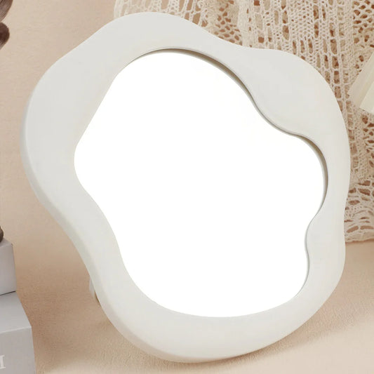 Aesthetic Tabletop Makeup Mirror – Bedroom & Desk Decor