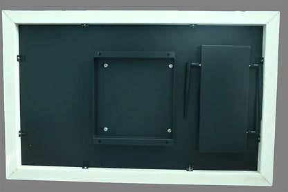 32" WiFi Digital Art Frame – Cloud Wood Finish with Anti-Matte Display