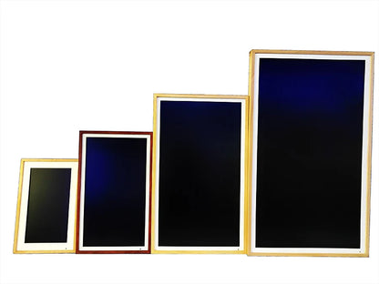 32" WiFi Digital Art Frame – Cloud Wood Finish with Anti-Matte Display