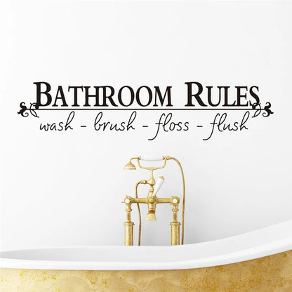 Bubble Shower Wall Decal – Bathroom Door & Mural Sticker Decor