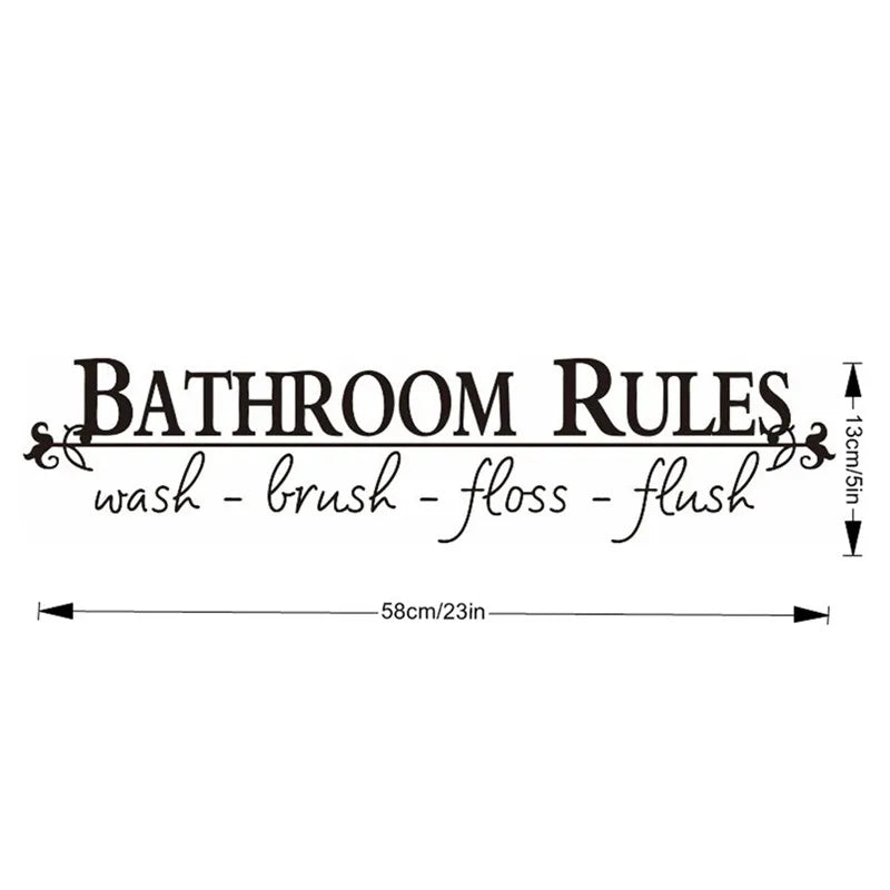 Bubble Shower Wall Decal – Bathroom Door & Mural Sticker Decor