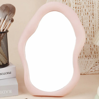 Aesthetic Tabletop Makeup Mirror – Bedroom & Desk Decor