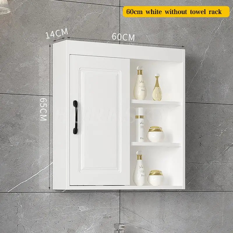 Over-Toilet Wooden Bathroom Cabinet – Space-Saving Storage & Shelves