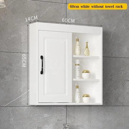 Over-Toilet Wooden Bathroom Cabinet – Space-Saving Storage & Shelves