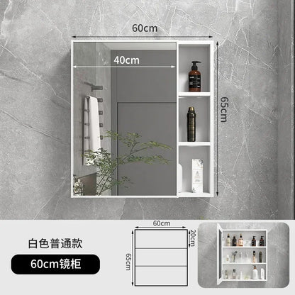 LED Bathroom Mirror Cabinet – Wall-Mounted Vanity with Storage