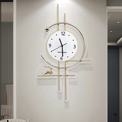 Xenomorph Metal Wall Clock – Creative Decor for Bathroom or Living Room