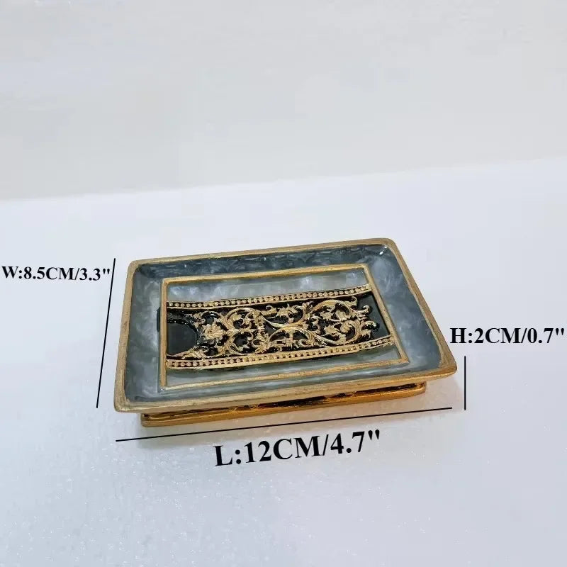 Resin Bathroom Accessories Set – Toothbrush Holder & Shower Decor Essentials