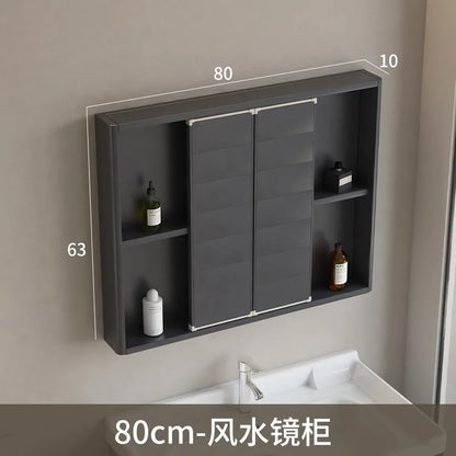 LED Bathroom Mirror Cabinet – Wall-Mounted with Defogger & Adjustable Shelf