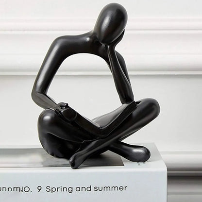 Modern Abstract Bookend – Creative Decor for Bookshelves & Cabinets