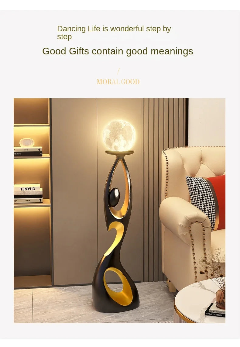 Light Luxury Abstract Resin Sculpture – Home & Housewarming Decor