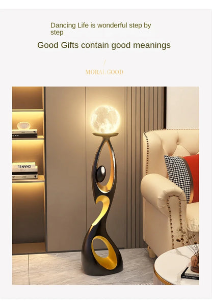 Light Luxury Abstract Resin Sculpture – Home & Housewarming Decor