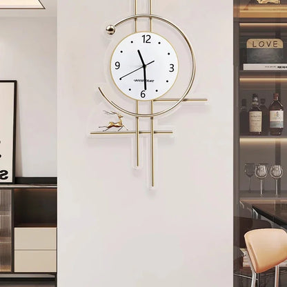 Xenomorph Metal Wall Clock – Creative Decor for Bathroom or Living Room