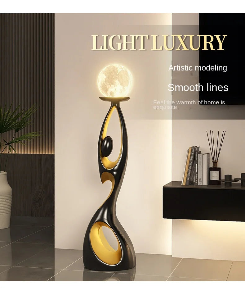 Light Luxury Abstract Resin Sculpture – Home & Housewarming Decor