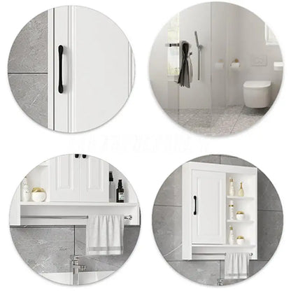 Over-Toilet Wooden Bathroom Cabinet – Space-Saving Storage & Shelves