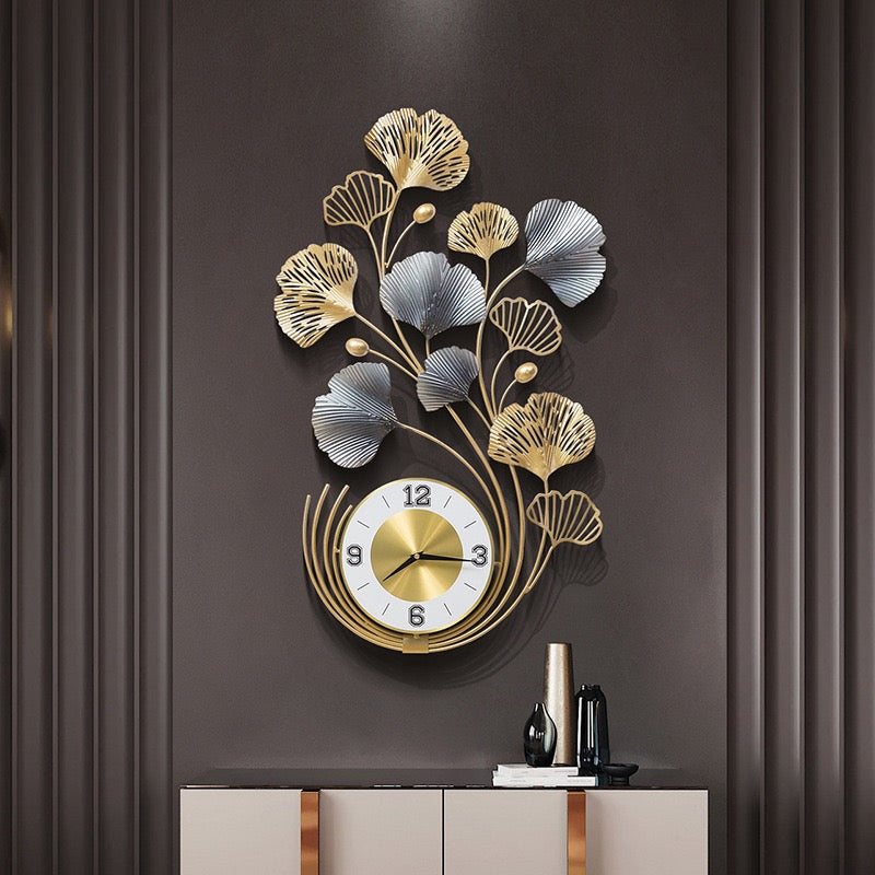 Metal Wall Clock – Artistic Home & Porch Decoration