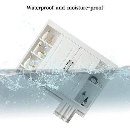 Over-Toilet Wooden Bathroom Cabinet – Space-Saving Storage & Shelves