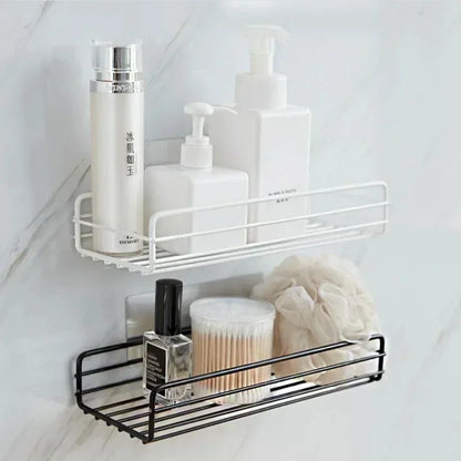 Wall Mounted Bathroom Corner Shelf – Iron Shower Storage Rack & Organizer