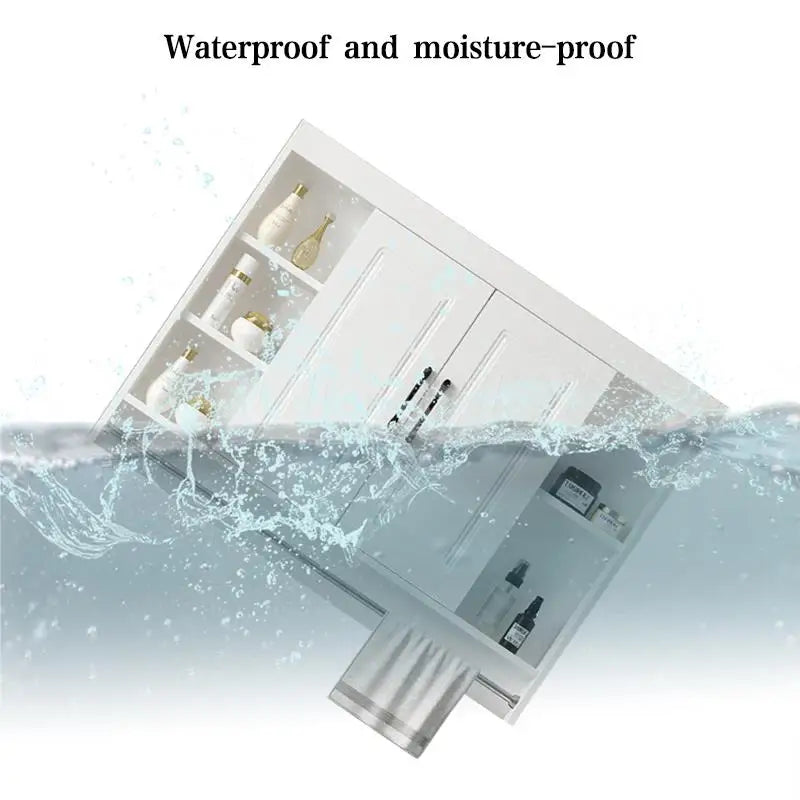 Over-Toilet Wooden Bathroom Cabinet – Space-Saving Storage & Shelves