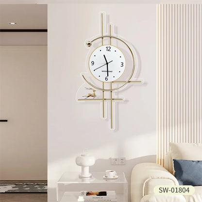 Xenomorph Metal Wall Clock – Creative Decor for Bathroom or Living Room