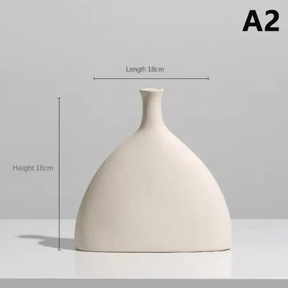 Modern Ceramic Vase – Bedroom Desktop Decor & Photography Background Ornament