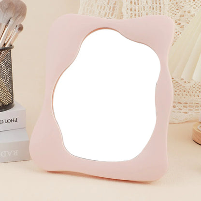 Aesthetic Tabletop Makeup Mirror – Bedroom & Desk Decor
