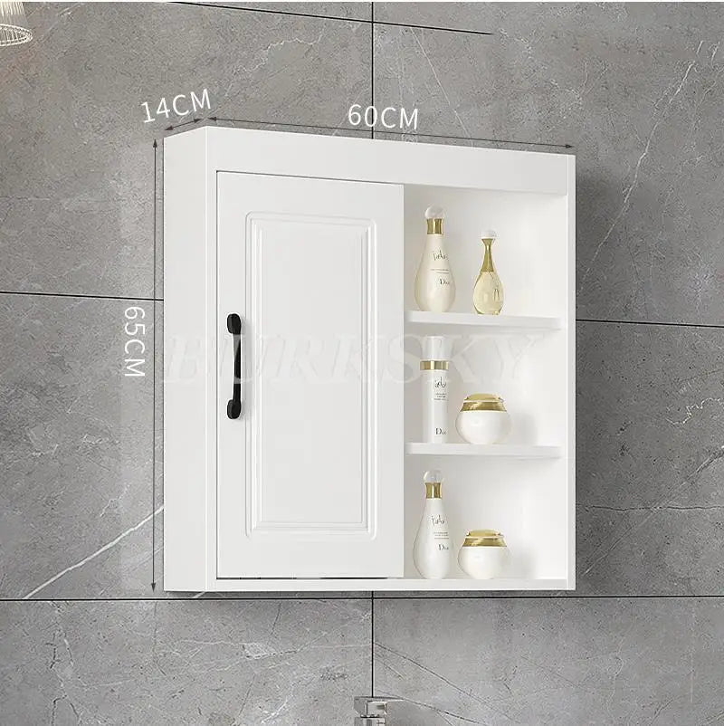 Over-Toilet Wooden Bathroom Cabinet – Space-Saving Storage & Shelves
