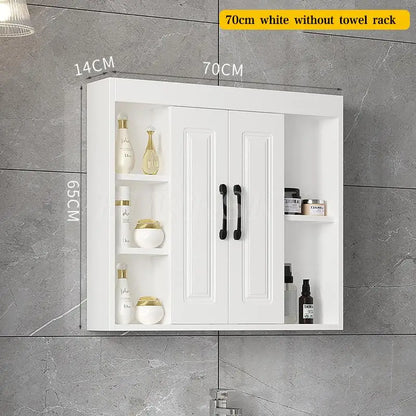 Over-Toilet Wooden Bathroom Cabinet – Space-Saving Storage & Shelves