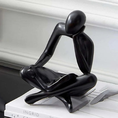 Modern Abstract Bookend – Creative Decor for Bookshelves & Cabinets