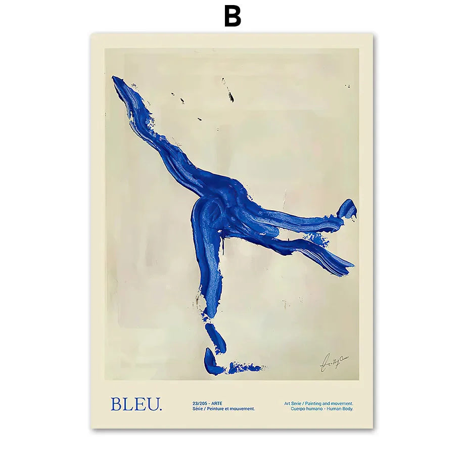 Abstract Girl Book Vase Canvas Art