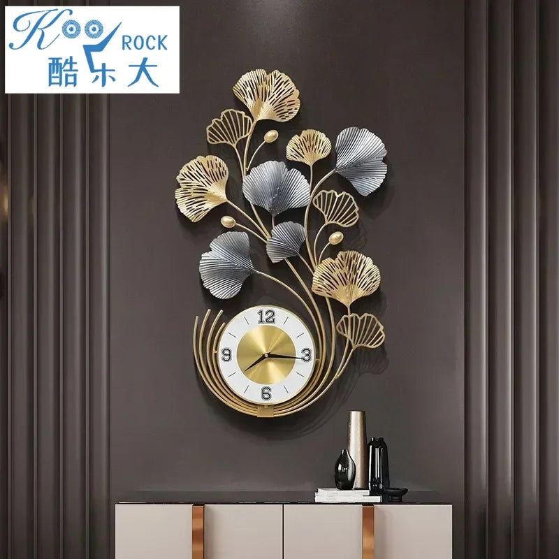 Metal Wall Clock – Artistic Home & Porch Decoration