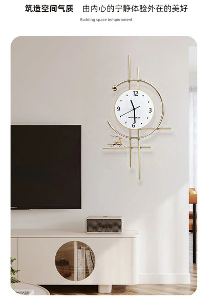 Xenomorph Metal Wall Clock – Creative Decor for Bathroom or Living Room