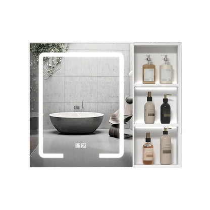 LED Bathroom Mirror Cabinet – Wall-Mounted Vanity with Storage