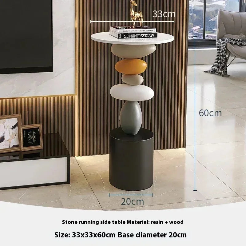 Creative Art Side Table – Modern Floor Decor & Small Coffee/Tea Table