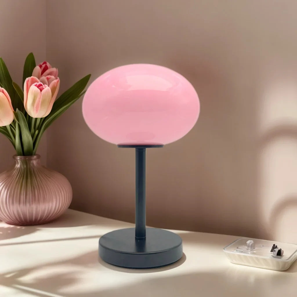 LED Bedside Table Lamp – Modern Bedroom Light & Home Decor Ornament