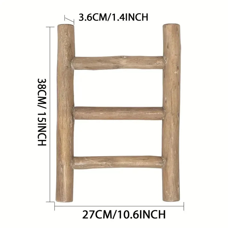 Wooden Towel Ladder Rack – Rustic Home & Bathroom Decor