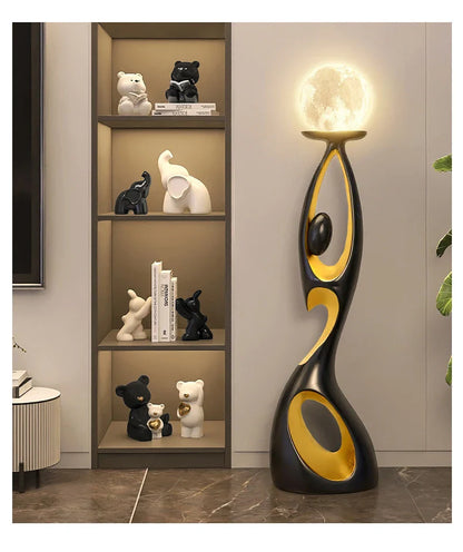 Light Luxury Abstract Resin Sculpture – Home & Housewarming Decor