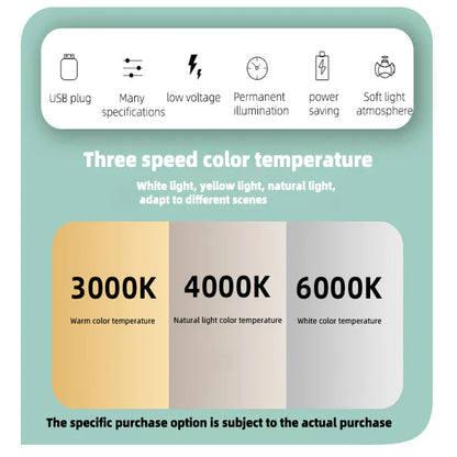 LED Bedside Table Lamp – Modern Bedroom Light & Home Decor Ornament