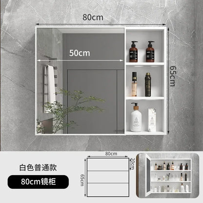 LED Bathroom Mirror Cabinet – Wall-Mounted Vanity with Storage