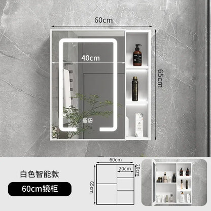 LED Bathroom Mirror Cabinet – Wall-Mounted Vanity with Storage