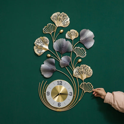 Metal Wall Clock – Artistic Home & Porch Decoration