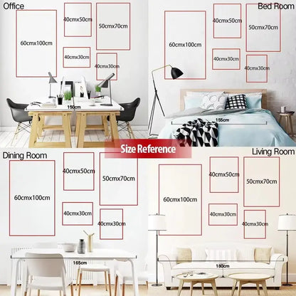 Abstract Girl Book Vase Canvas Art