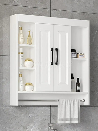 Over-Toilet Wooden Bathroom Cabinet – Space-Saving Storage & Shelves