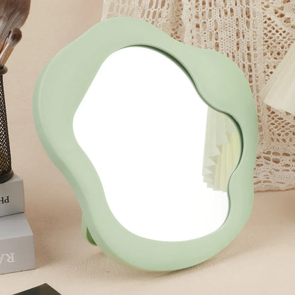 Aesthetic Tabletop Makeup Mirror – Bedroom & Desk Decor