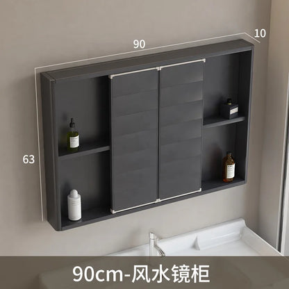 LED Bathroom Mirror Cabinet – Wall-Mounted with Defogger & Adjustable Shelf