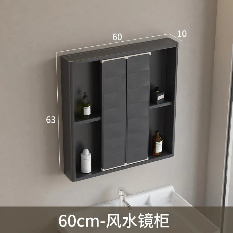 LED Bathroom Mirror Cabinet – Wall-Mounted with Defogger & Adjustable Shelf