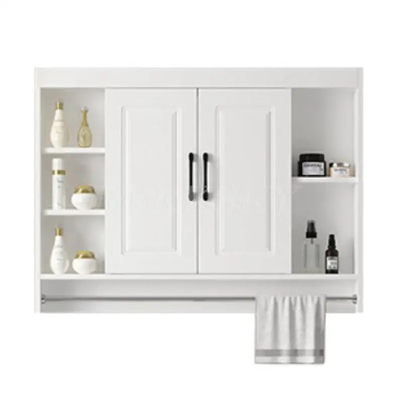 Over-Toilet Wooden Bathroom Cabinet – Space-Saving Storage & Shelves