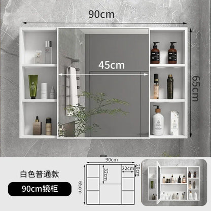 LED Bathroom Mirror Cabinet – Wall-Mounted Vanity with Storage