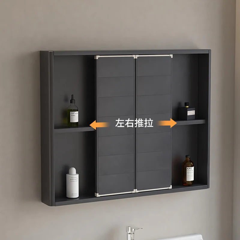 LED Bathroom Mirror Cabinet – Wall-Mounted with Defogger & Adjustable Shelf