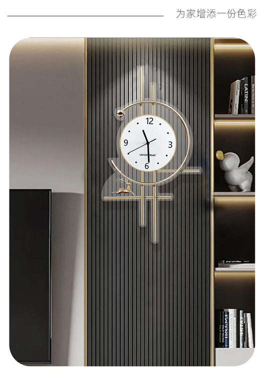 Xenomorph Metal Wall Clock – Creative Decor for Bathroom or Living Room